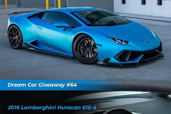 80Eighty Dream Car Giveaway: Win A Lamborghini Car & $60000 Cash