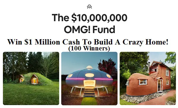 Airbnb OMG Fund Home Contest: Win $1 Million Cash Prize (100 Winners)