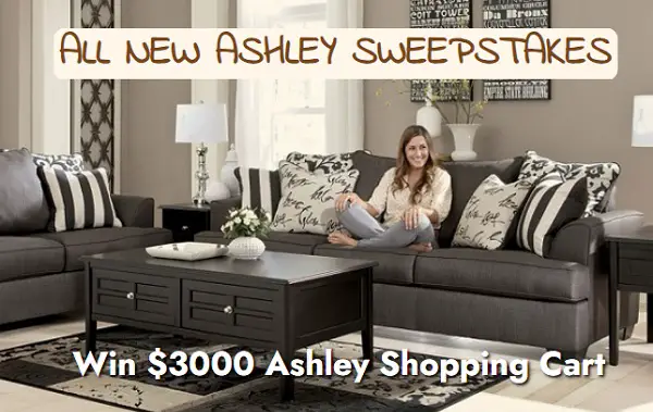 Ashley Furniture Makeover Sweepstakes: Win $3000 Free Cash Credit