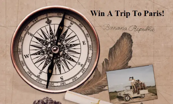 Banana Republic Priceless Sweepstakes: Win A Free Trip To Paris, Cash & More