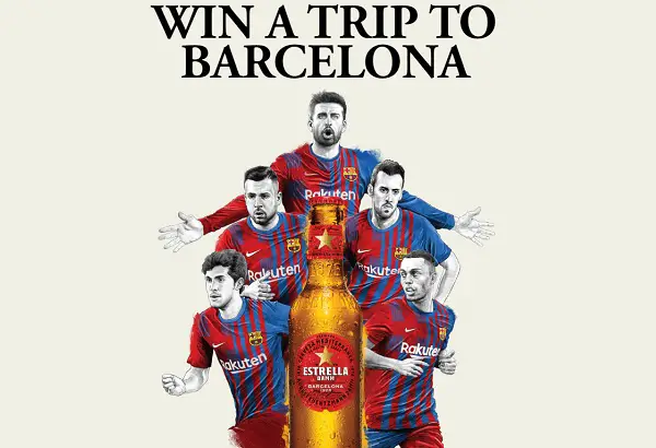 Estrella Damm Barcelona Trip Giveaway: Win A Trip & Free FC Soccer Game Tickets!