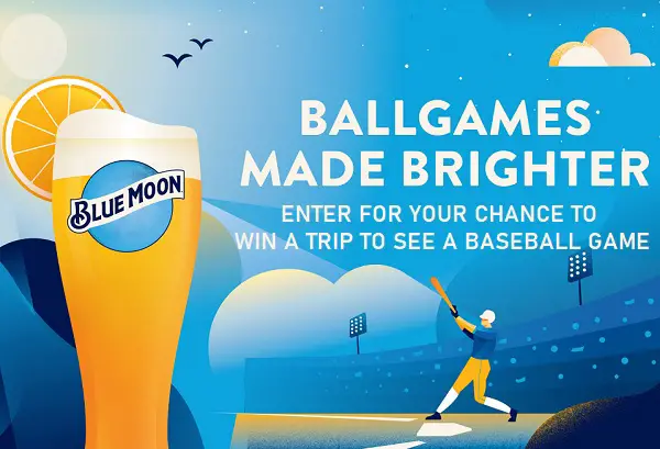 Blue Moon Baseball Game Trip and Tickets Giveaway (5 Winners)