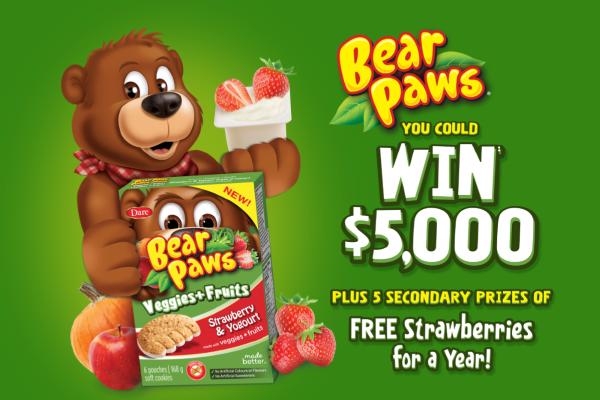 Dare Bear Paws Veggies + Fruits Giveaway