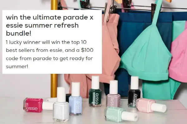 Win Essie & Parade Products Giveaway