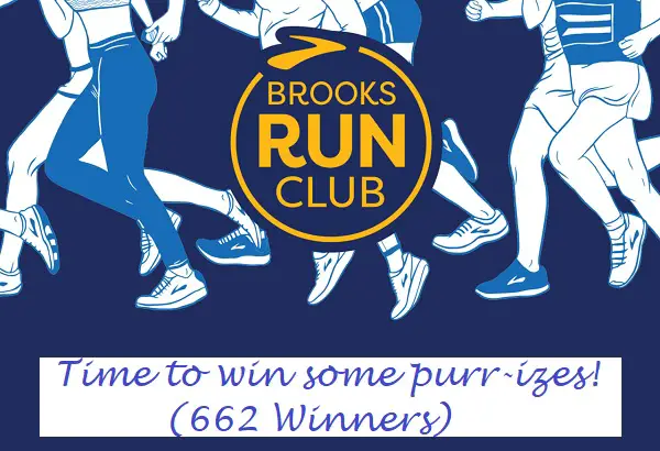 Brooks Run Club Instant Win Game (662 Winners)