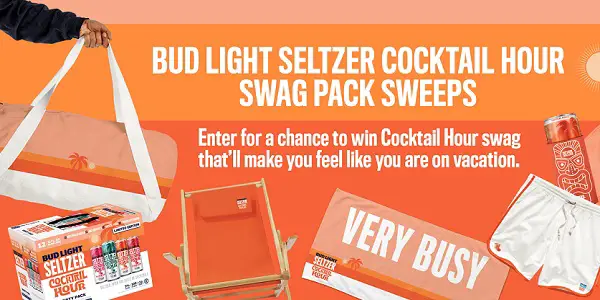 Bud Light Seltzer Cocktail Hour Sweepstakes: Win Free Vacation Bundle