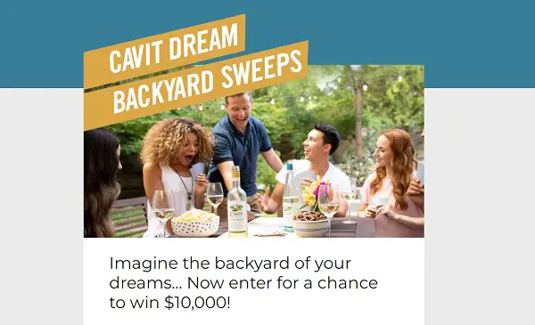 Cavit Backyard Makeover Sweepstakes: Win $10,000 Cash
