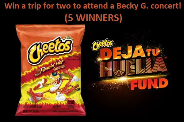 Cheetos Deja Tu Huella Tiktok Challenge: Win Trip to Attend Becky G. Concert