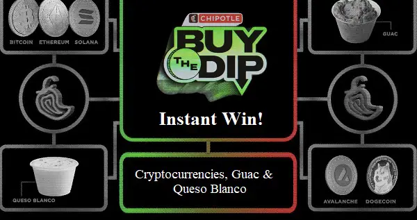 Chipotle Buy The Dip Instant Win Game Sweepstakes (600K+ Prizes)
