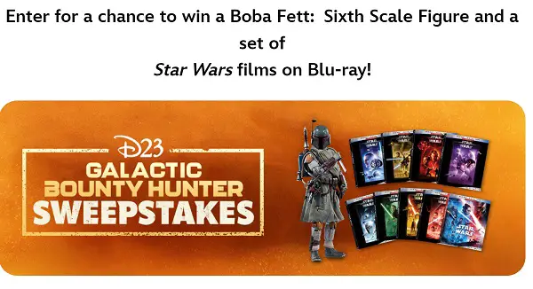 Win D23 Star Wars Sweepstakes