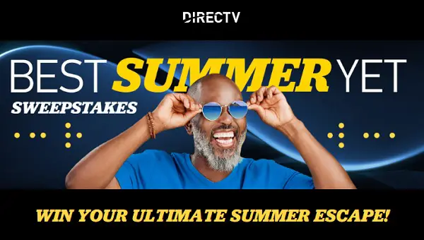 DIRECTV Best Summer Sweepstakes: Win A Free Vacation Package