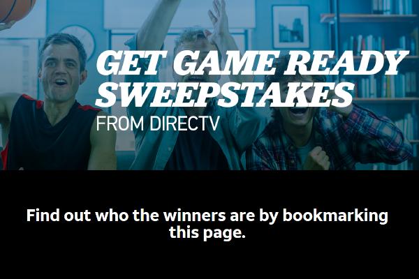 Directv Get Game Ready Sweepstakes