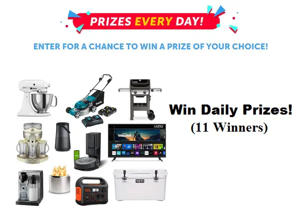 DiscountFilters Daily Prize Sweepstakes (11 Winners)