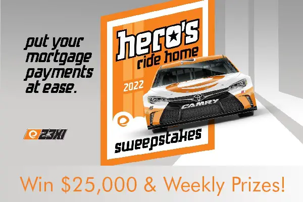 Embrace Home Loans Cash Sweepstakes: Win $25,000 & NASCAR Prizes (Weekly Winners)