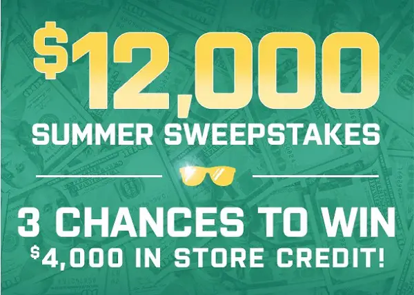 ExtremeTerrain Summer Sweepstakes: Win $4000 in Store Credit! (3 Winners)