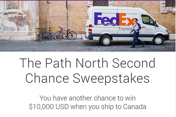 FedEx Path North Sweepstakes: Win Cash Worth Up To A $10K (7 Winners)