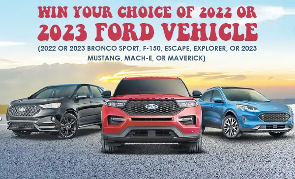 Ford Essence Festival Vehicle Giveaway 2022: Win Your Choice of Ford Vehicle!