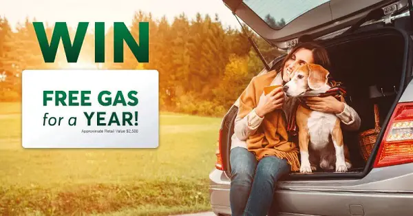 Win Free Gas for a Year! (4 Winners)