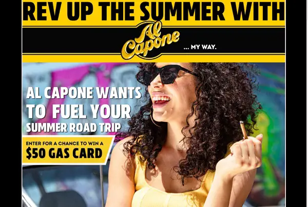 Al Capone Summer Giveaway: Win $50 Free Gas Gift Cards (Daily Prizes)