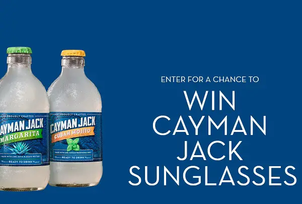 Cayman Jack Free Sunglasses Giveaway (50 Winners)