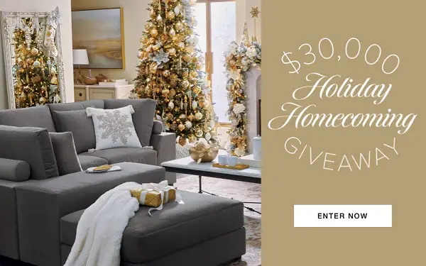 Frontgate Holiday Homegating Giveaway: Win A $10,000 Free Gift Card (3 Prizes)