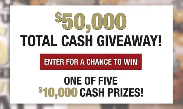 Furniture Row Anniversary Sweepstakes: Win $10000 Cash (5 winners)
