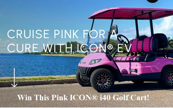 Win ICON i40L Golf Cart for Free