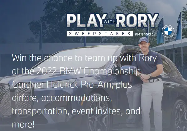 Golf Now BMW Championship Sweepstakes: Win Free Trip To Play With Rory McIlroy At Pro-Am