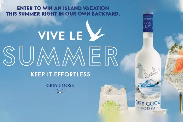 Grey Goose Summer Getaway Sweepstakes: Win An Island Vacation (2 Winners)