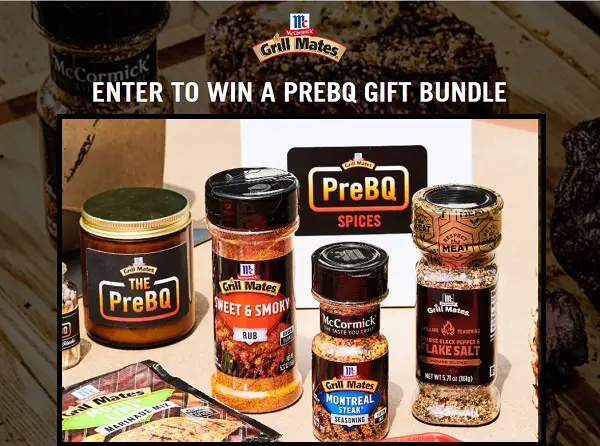 GrillMates PreBQ Grill Sweepstakes: Win A Free Grill Kit (135 Winners)