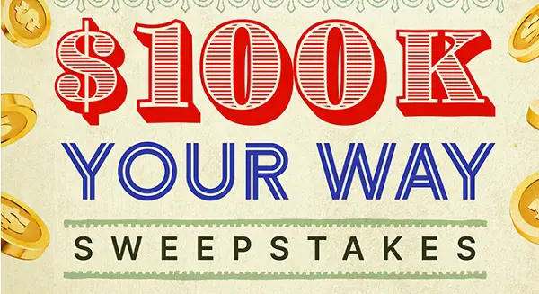 HGTV $100K Your Way Sweepstakes