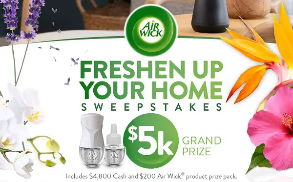 HGTV.Com Air Wick’s Freshen Up Your Home Sweepstakes