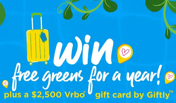 Organic Girl Giveaway – Win Free Greens for a Year + $2,500 Vrbo Gift Card