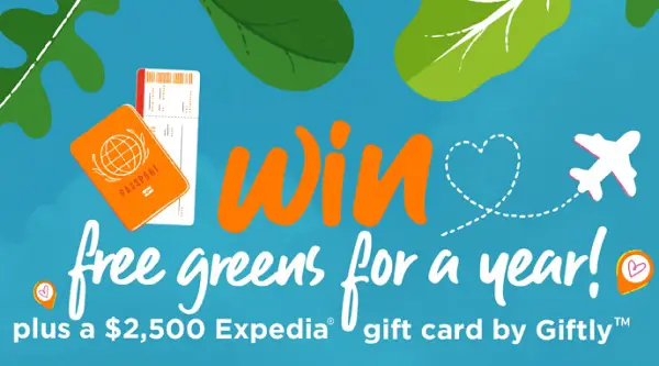 Organic Girl Giveaway: Win Free Greens for a Year + $2,500 Travel Credit