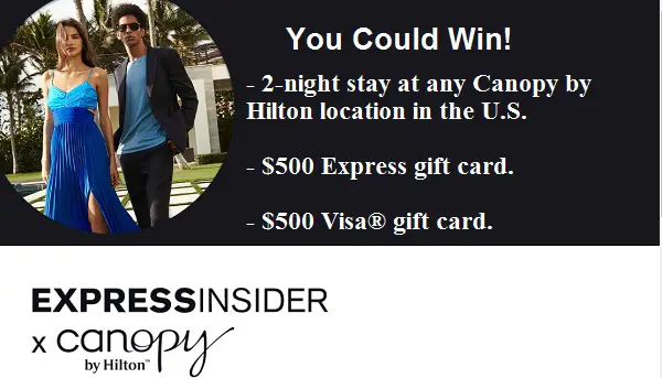 Insider Destination Hilton Canopy Vacation Sweepstakes: Win Trip & Gift Cards