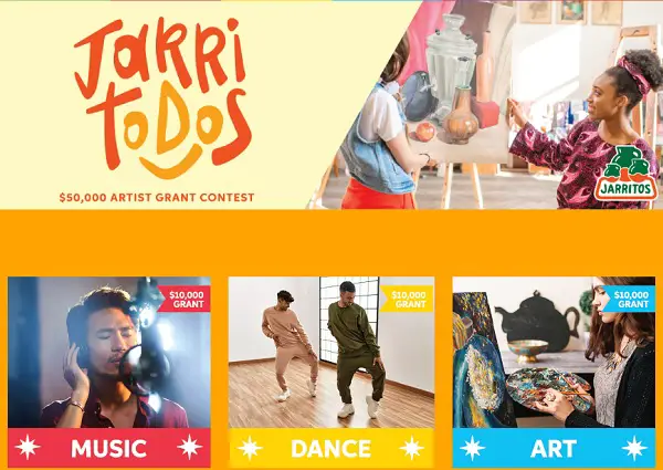 JarriTODOS $50,000 Artist Grant Contest: Win Cash Prizes of $10,000