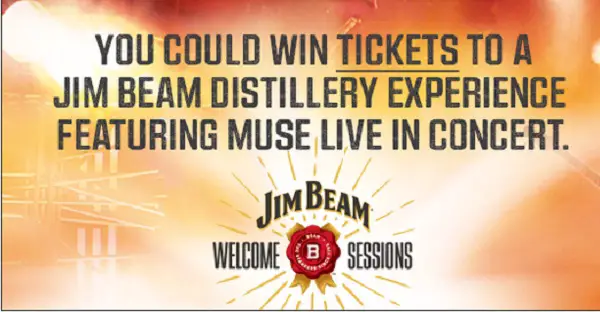 Jim Beam Muse Concert Sweepstakes: Win A Trip & Free Concert Tickets