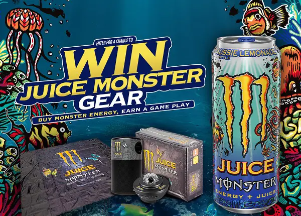 Juice Monster Instant Win Game Sweepstakes: Win Free Outdoor Gear (120 Prizes)