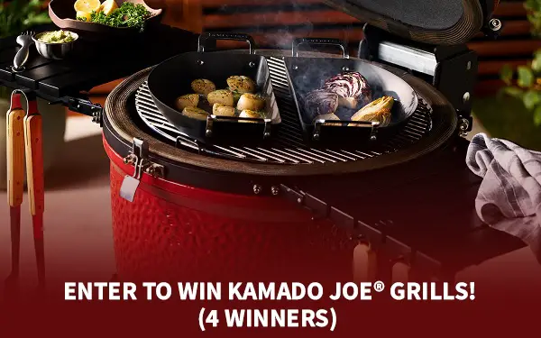 Kamado Joe Grill Giveaway (3 Winners)!