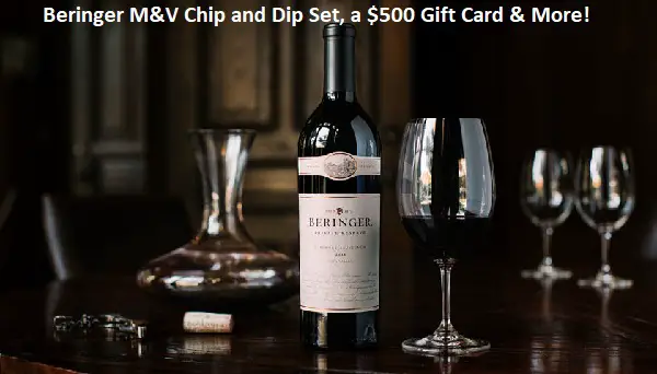 Main And Vine BBQ Sweepstakes: Win Free Beringer M&V Chip and Dip Set & More