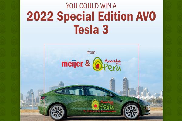 Meijer AVO Tesla Car Giveaway