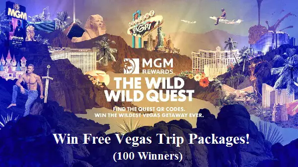 MGM Resorts Reward Sweepstakes: Win Free Trip Packages, Game Tickets & Rewards Points