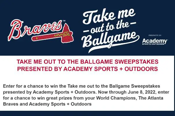 MLB Braves Home Game Tickets Giveaway