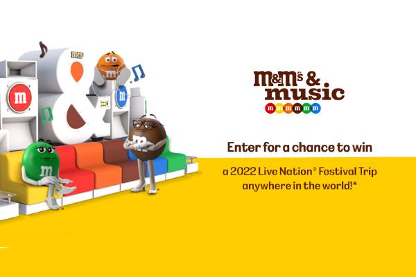 M&M’s & Music Sweepstakes