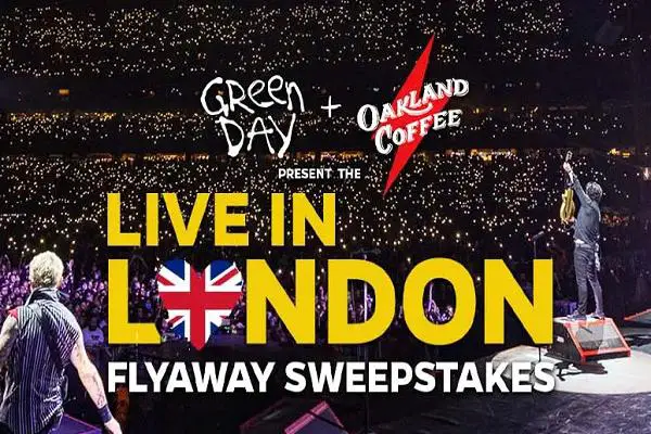 Green Day 2022 Tour Trip Giveaway