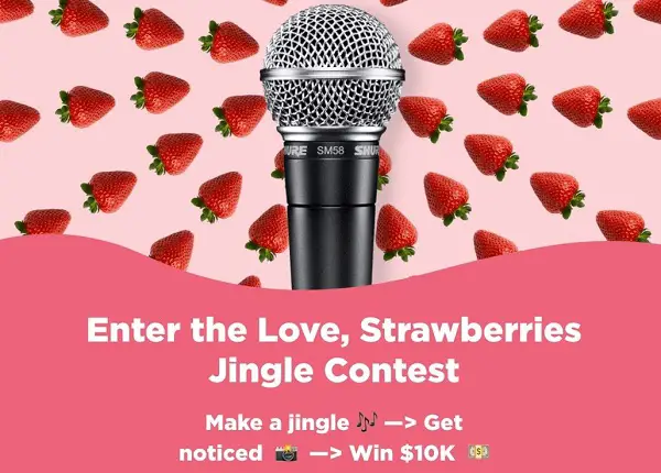California Strawberries Music Contest 2022: Win $10,000 Cash & Win A trip