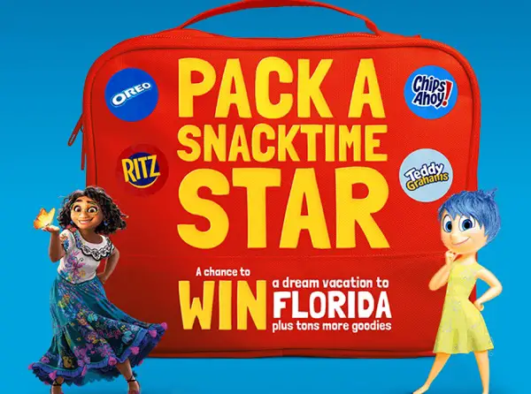 Nabisco Back to School Giveaway – Win a Florida Family Trip + Instant Prizes!