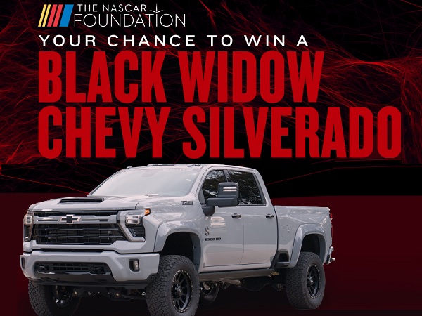Nascar Foundation Car Giveaway: Win A Black Widow Silverado + VIP Daytona Experience