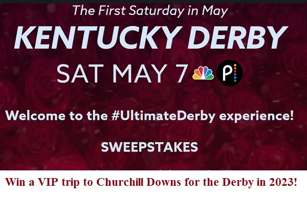 NBC Sports Ultimate Derby Sweepstakes: Win A VIP Trip to Kentucky Derby