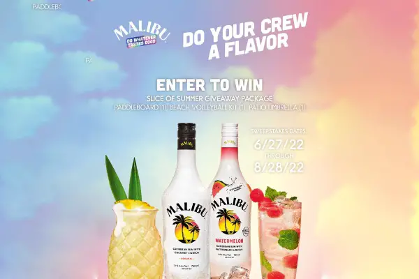 Win Malibu Rum Slice Summer Sweepstakes